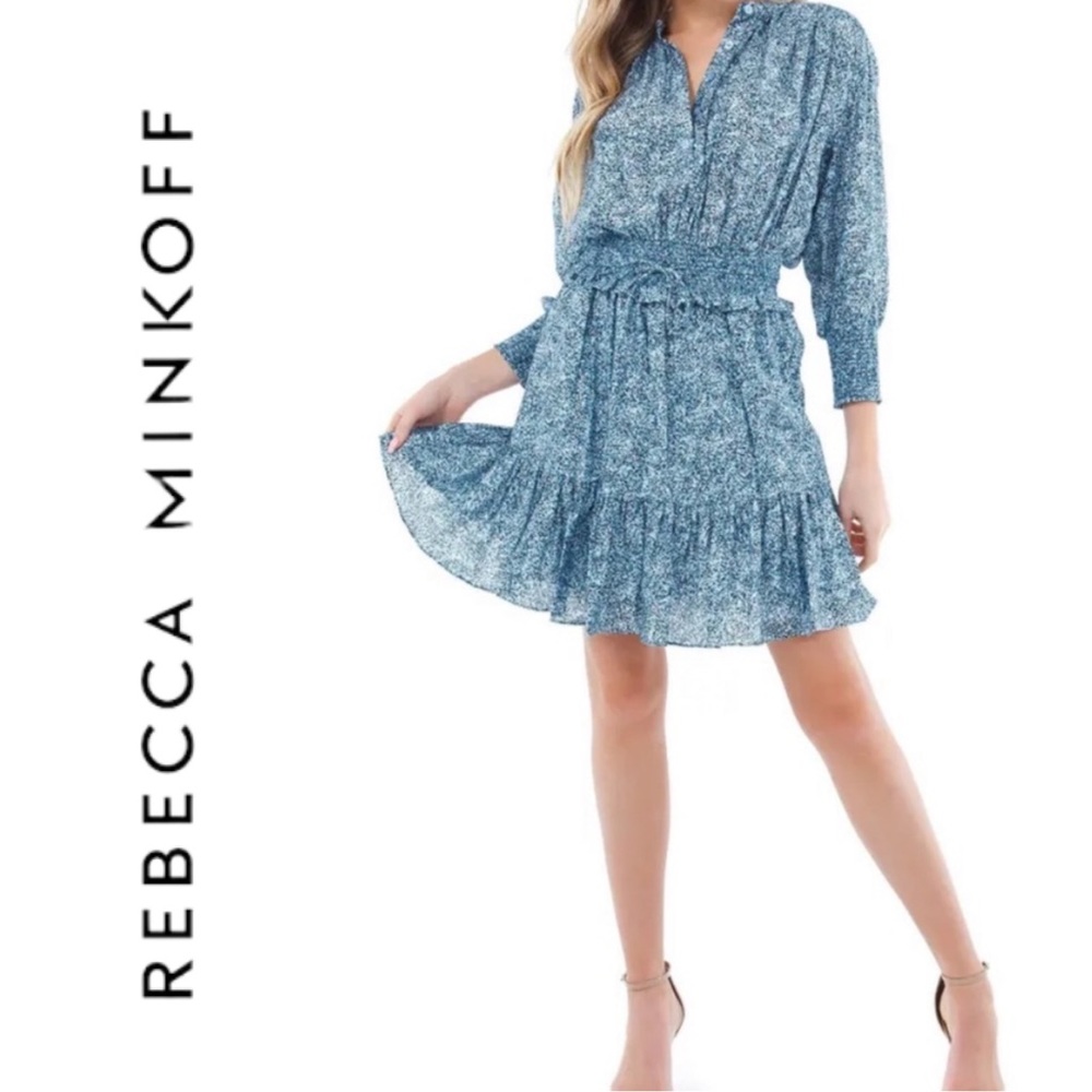 REBECCA MINKOFF➕NEW Chloe Floral Smocked Dress